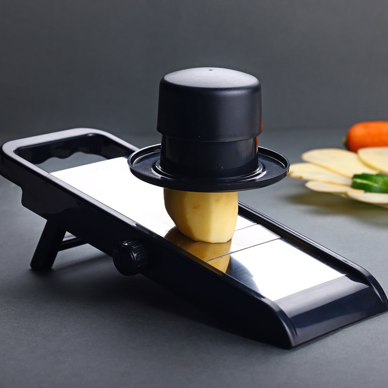 8121 Premium Multipurpose Potato/Onion Slicer and Grater, Potato Slicer for Chips, Vegetable Slicer Machine, Chips Cutter, Potato Slicer for Chips, Onion Slicer (Adjustable Slicer) DeoDap 8121 Premium Multipurpose Potato/Onion Slicer and Grater, Potato Slicer for Chips, Vegetable Slicer Machine, Chips Cutter, Potato Slicer for Chips, Onion Slicer (Adjustable Slicer) DeoDap